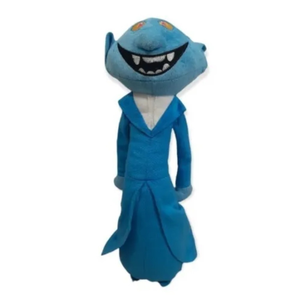 Ikea Lattjo Blue Vampire Dracula 14" Plush Stuffed Animal Halloween Toy​​​​​​​​​